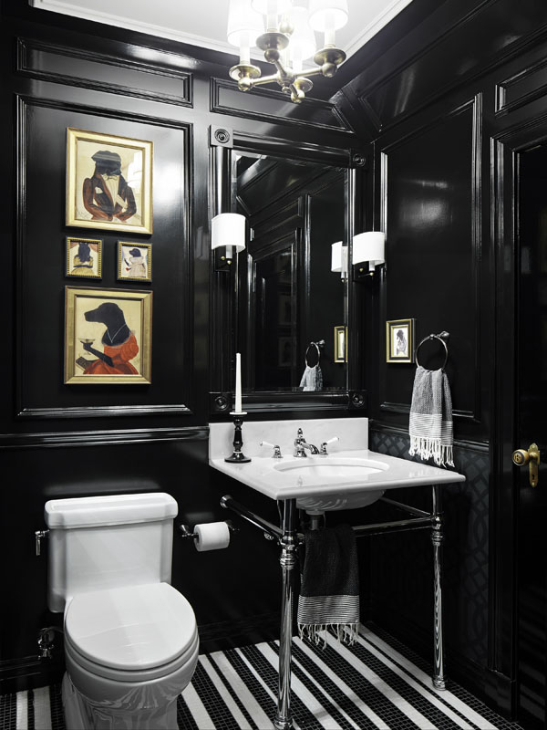 5 Black Powder Rooms I Can t Get Enough Of This Is Our Bliss