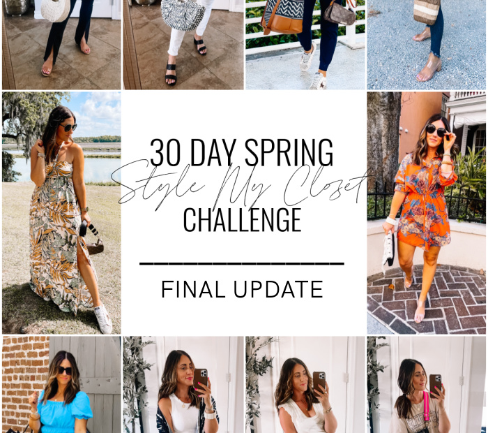Spring Style My Closet Challenge // 30-Day Update - This is our Bliss