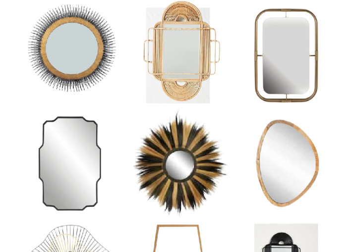 Unique mirrors to make a statement in your home - This is our Bliss #uniquemirrors #wallmirror