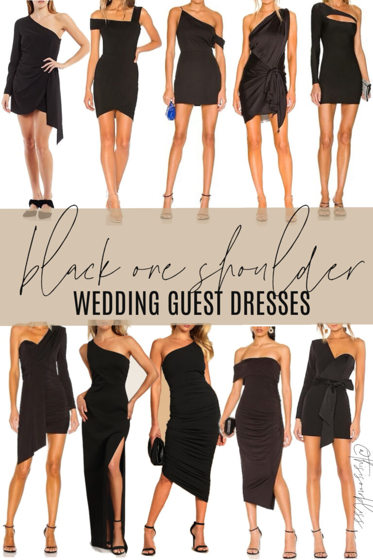 20+ Stunning Black Wedding Guest Dresses - This is our Bliss