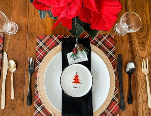 DIY place cards for your christmas table - This is our Bliss