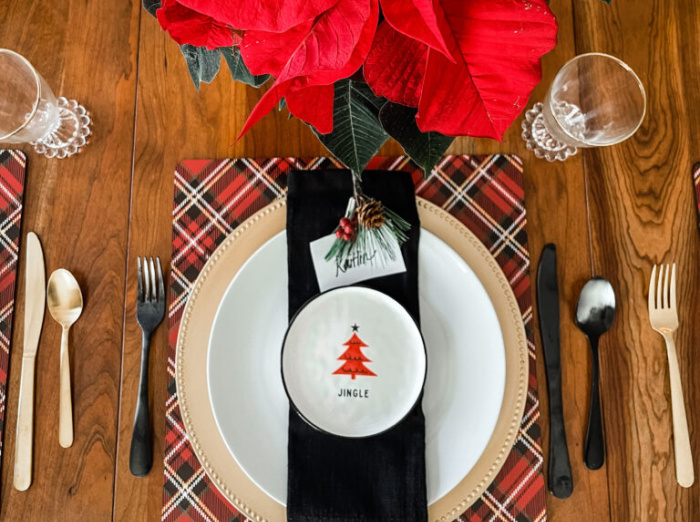 DIY place cards for your christmas table - This is our Bliss