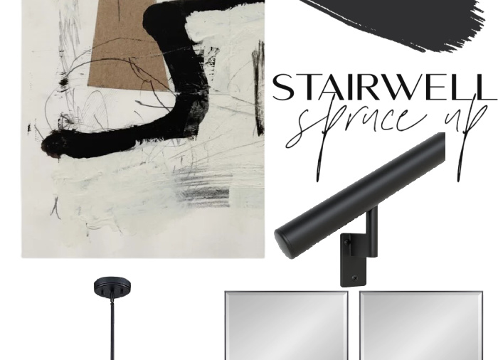 NYNR Refresh Challenge - Stairwell Spruce Up Project Mood Board - This is our Bliss copy