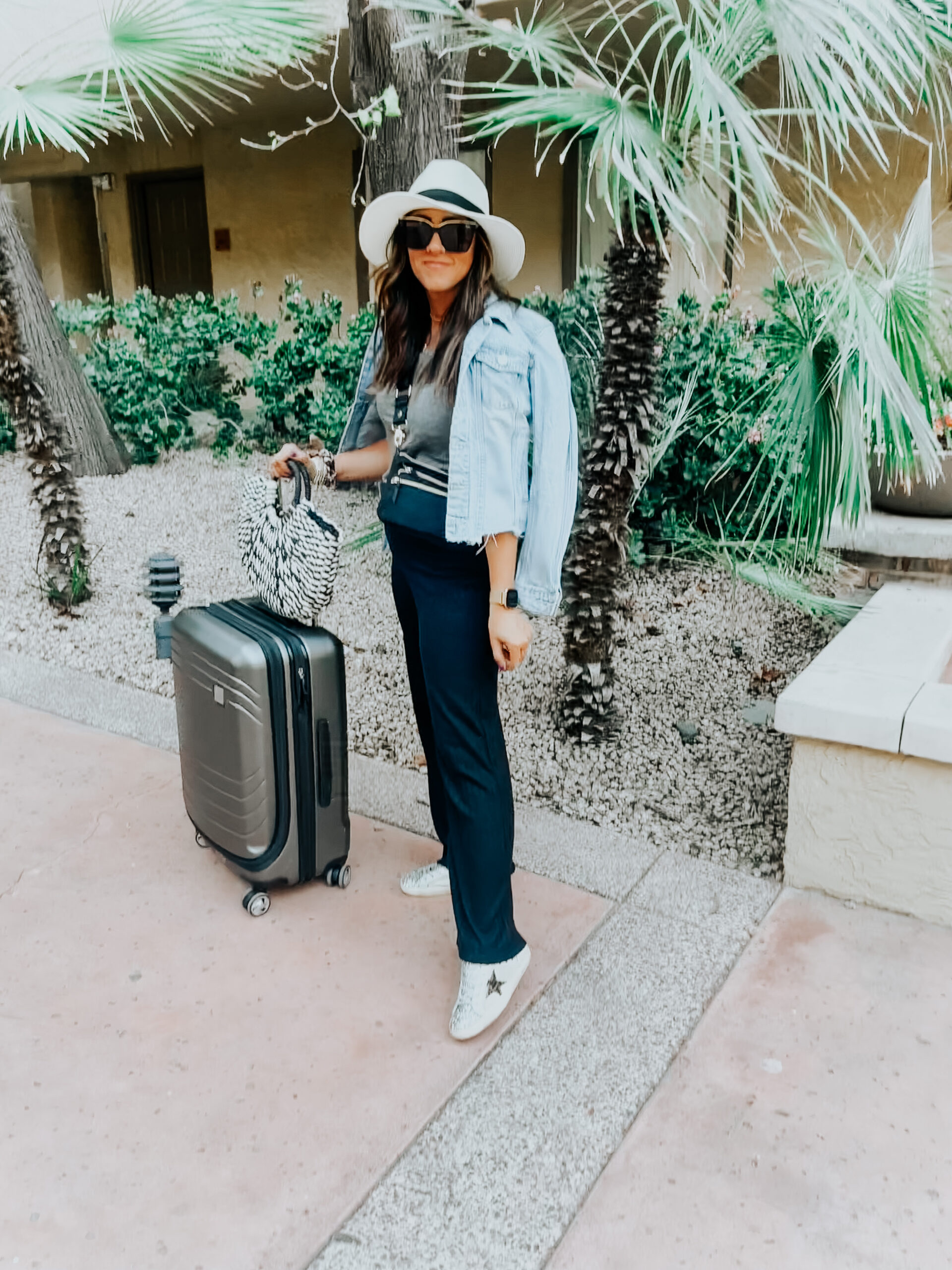 A Relaxed Travel Outfit Idea - This is our Bliss