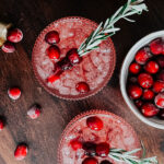 Rosemary & Cranberry skewer hack for holiday cocktails – This is our Bliss