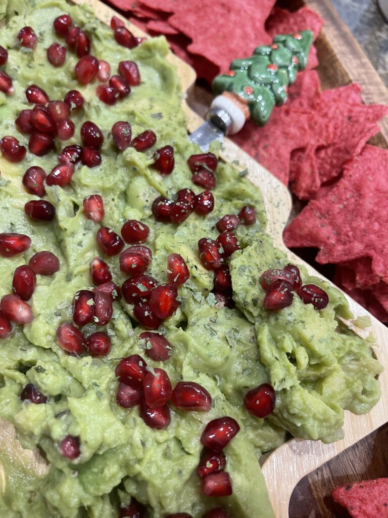 guacamole tree board - holiday appetizer idea - This is our Bliss