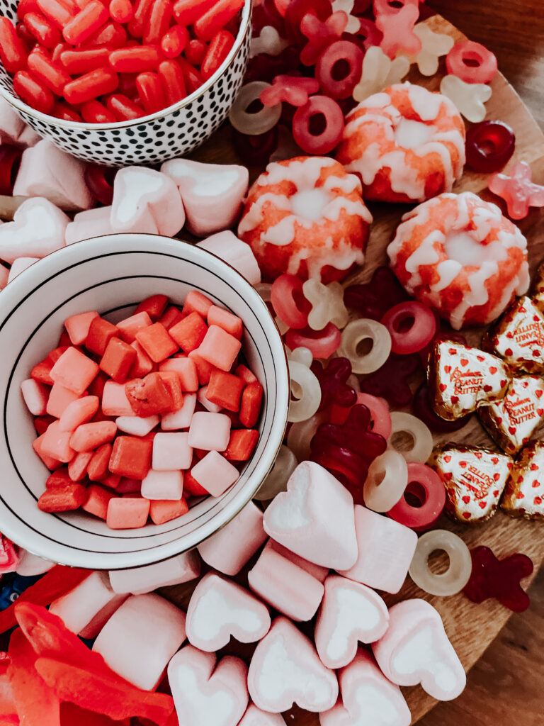 Valentine's Day Sweets & Treats Board with candy for the kids - This is our Bliss #candyboard