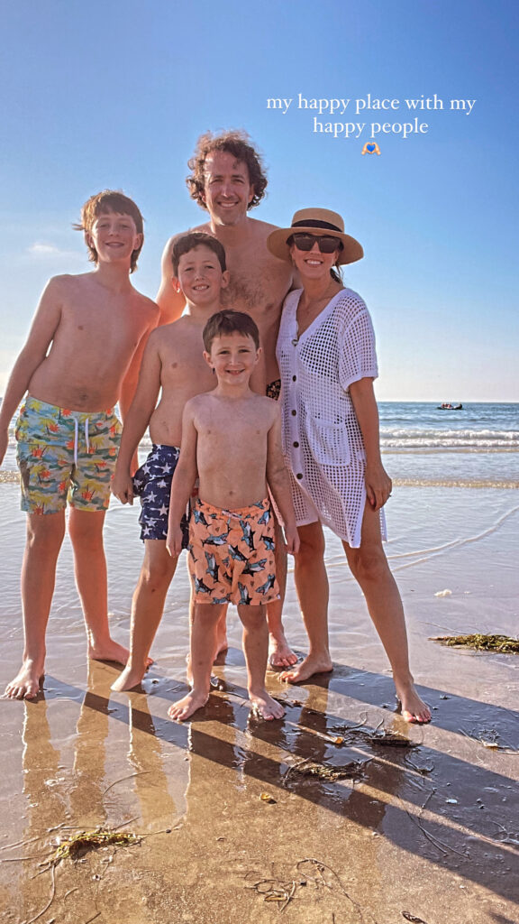beach family photo at La Jolla Beach & Tennis club - This is our Bliss