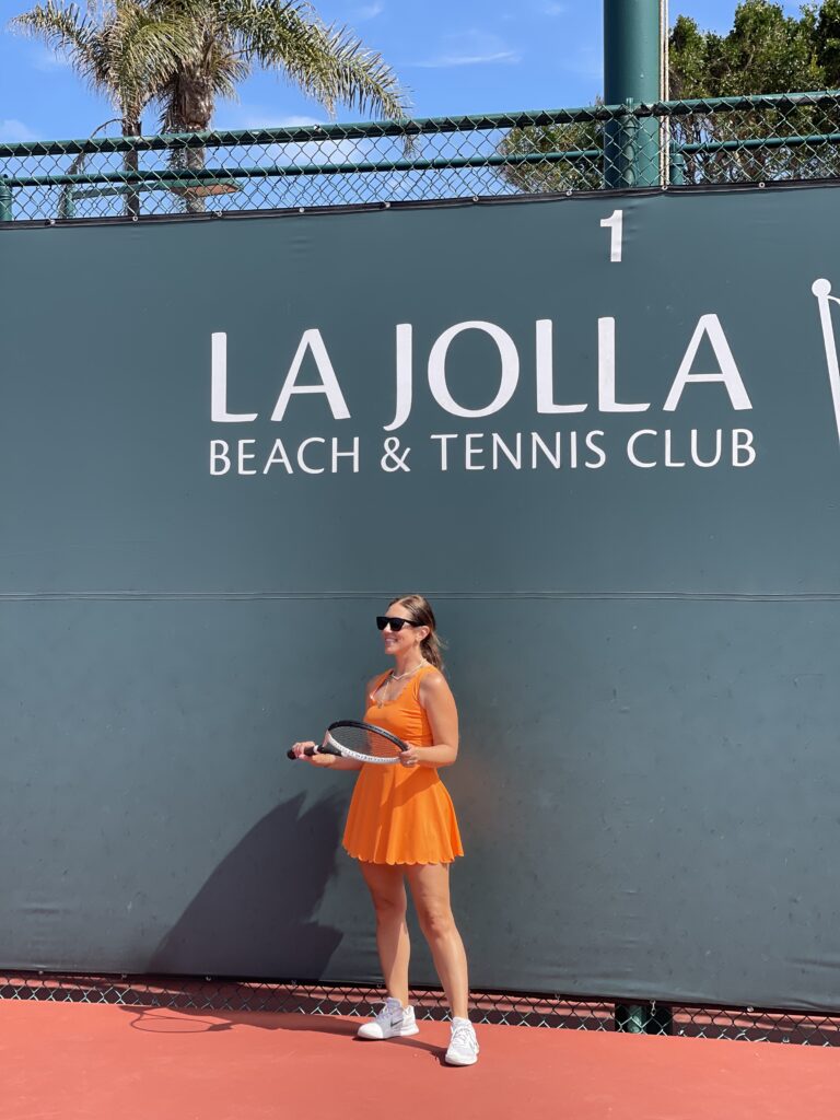 La Jolla Beach & Tennis club - tennis courts at LJBTC - This is our Bliss