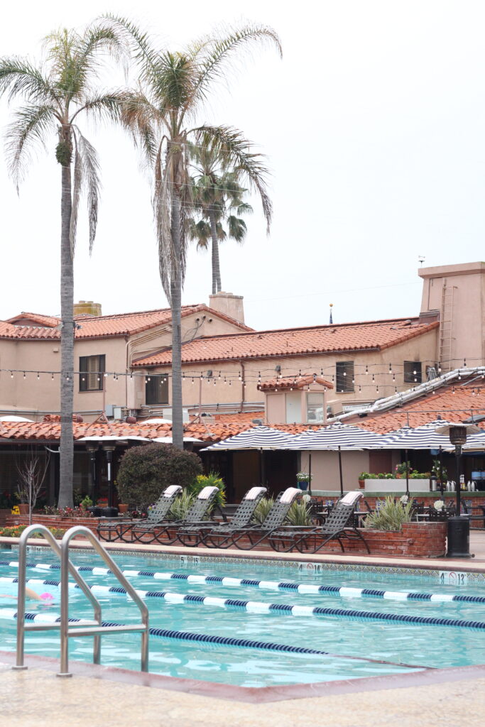 the pool at La Jolla Beach & Tennis club - This is our Bliss