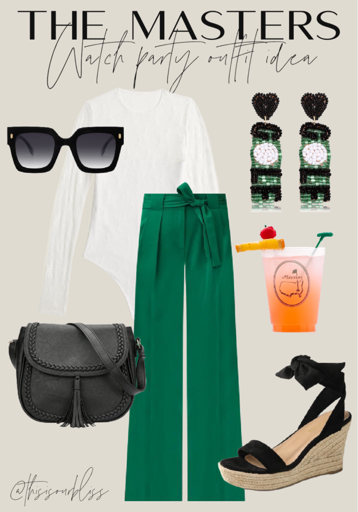 What to Wear to a Masters Party - masters themed party - golf watch party outfit idea - This is our Bliss