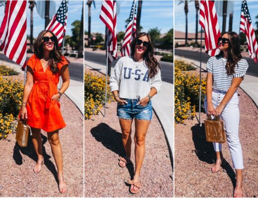 3 Fourth of July Outfit Ideas - what to wear for the 4th of July - This is our Bliss #4thofjulystyle