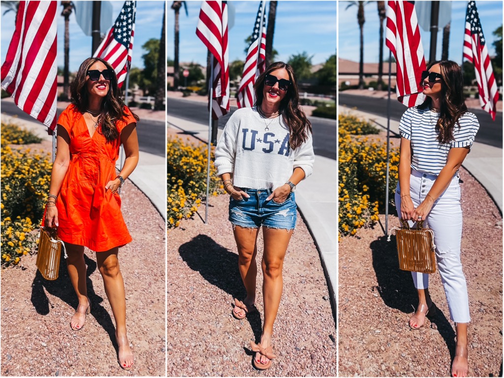 3 Fourth of July Outfit Ideas - what to wear for the 4th of July - This is our Bliss #4thofjulystyle