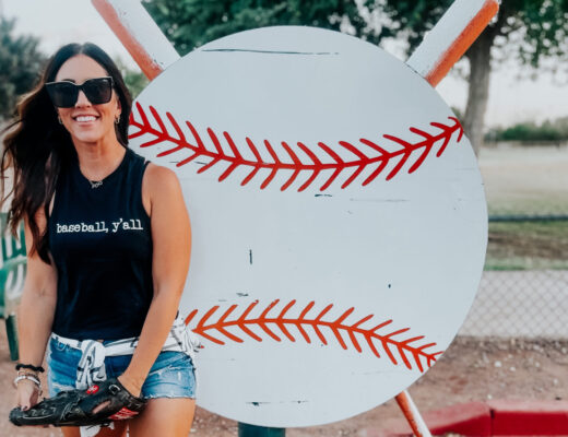 Baseball y'all tank - real life baseball mom outfit idea - This is our Bliss