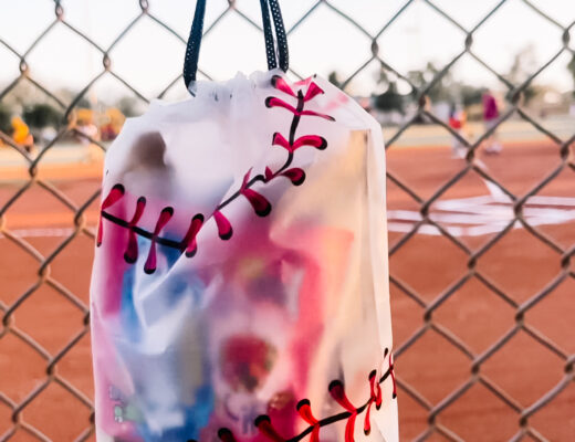 baseball snack bags - with Pirates Booty & a small nerd gummy cluster pack - This is our Bliss