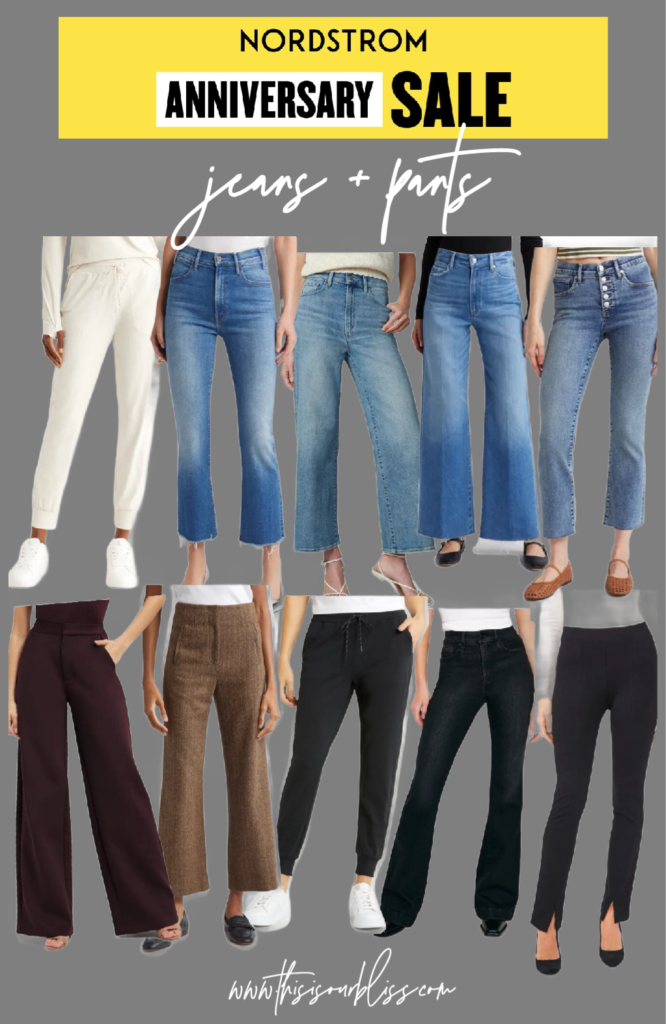 Nordstrom Anniversary Sale picks - jeans & bottoms - This is our Bliss