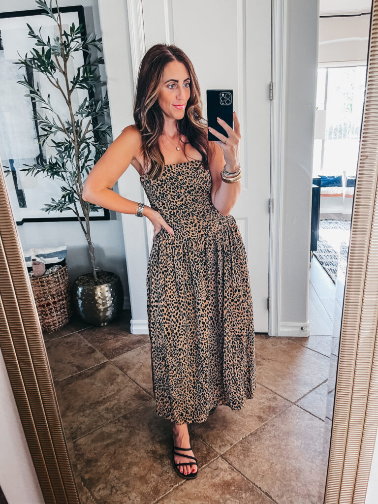 leopard drop waist dress with pockets - This is our Bliss - Target Tuesday