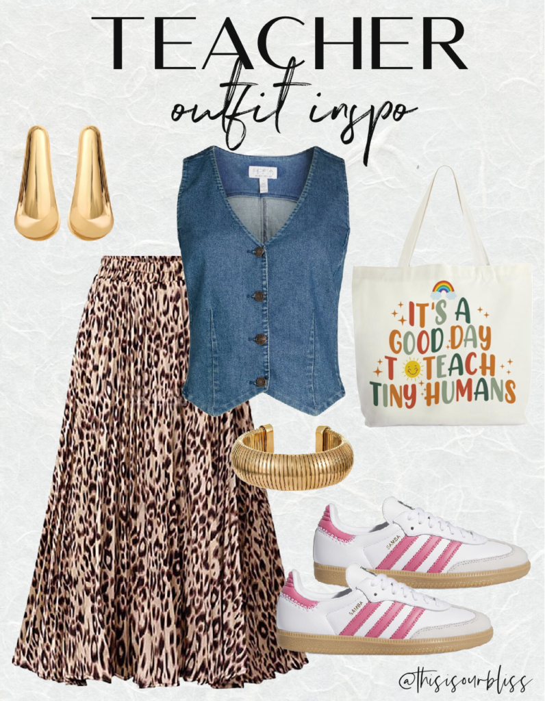 Teacher outfit inspo - what to wear if you're a teacher - This is our Bliss #teacherstyleguide #backtoschool