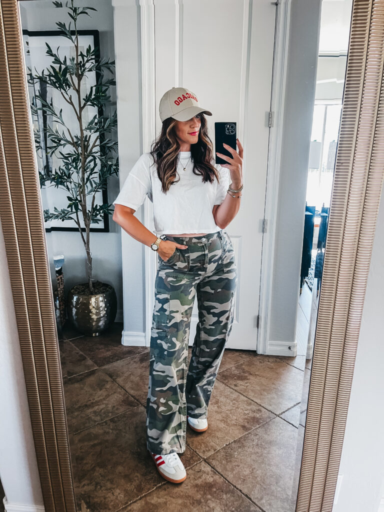 camo pants & sneakers - This is our Bliss