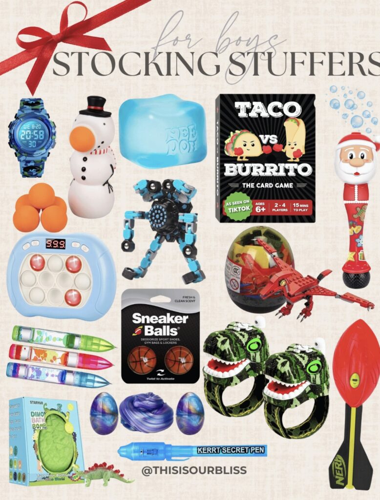 Stocking Stuffer Ideas for Boys - This is our Bliss #stockingstuffers #amazonstockingstuffers