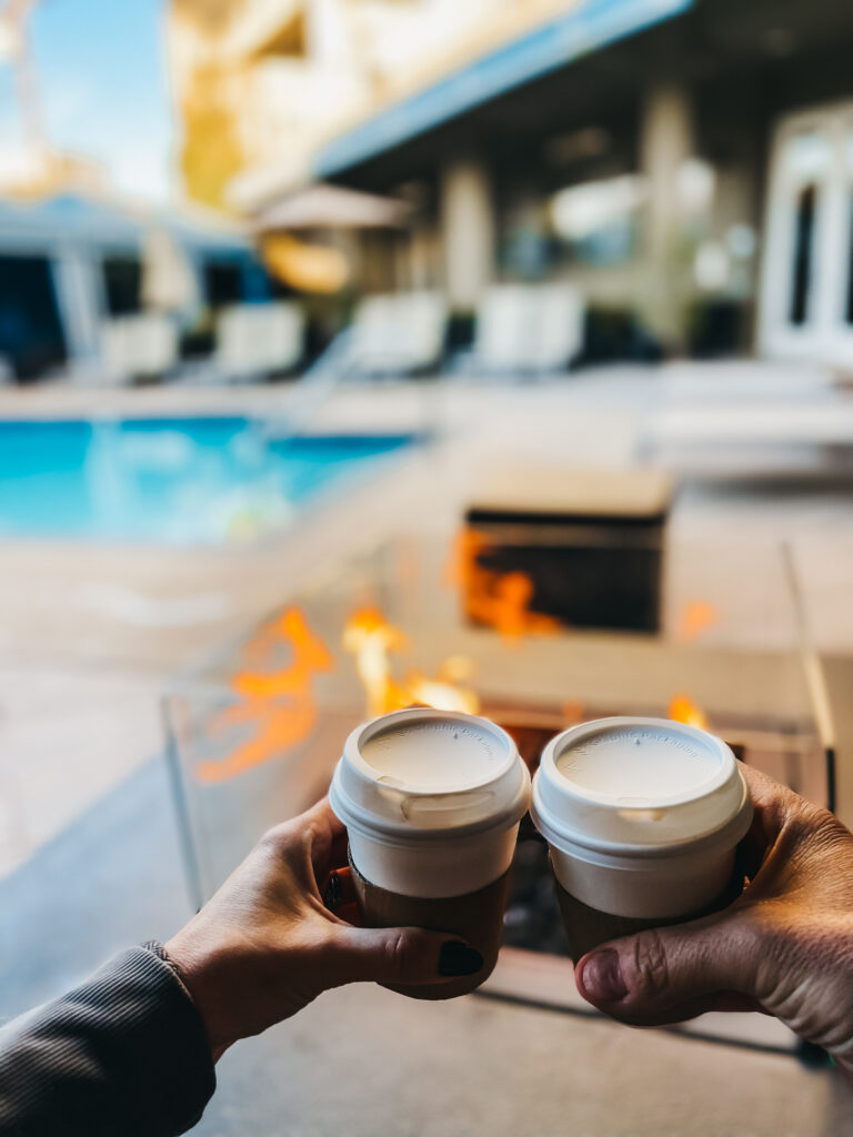 Hyatt Centric Delfina Santa Monica - This is our Bliss - salt water pool with firepit