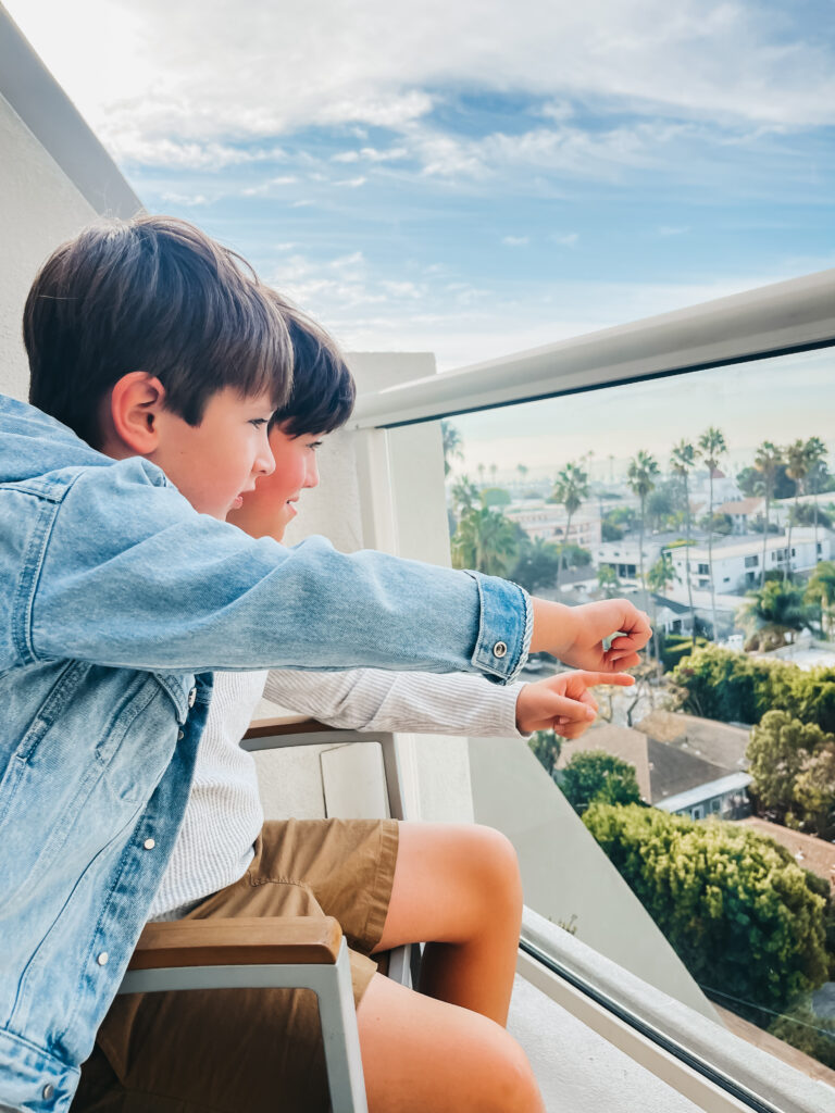 Hyatt Centric Delfina Santa Monica - This is our Bliss - breakfast on the balcony