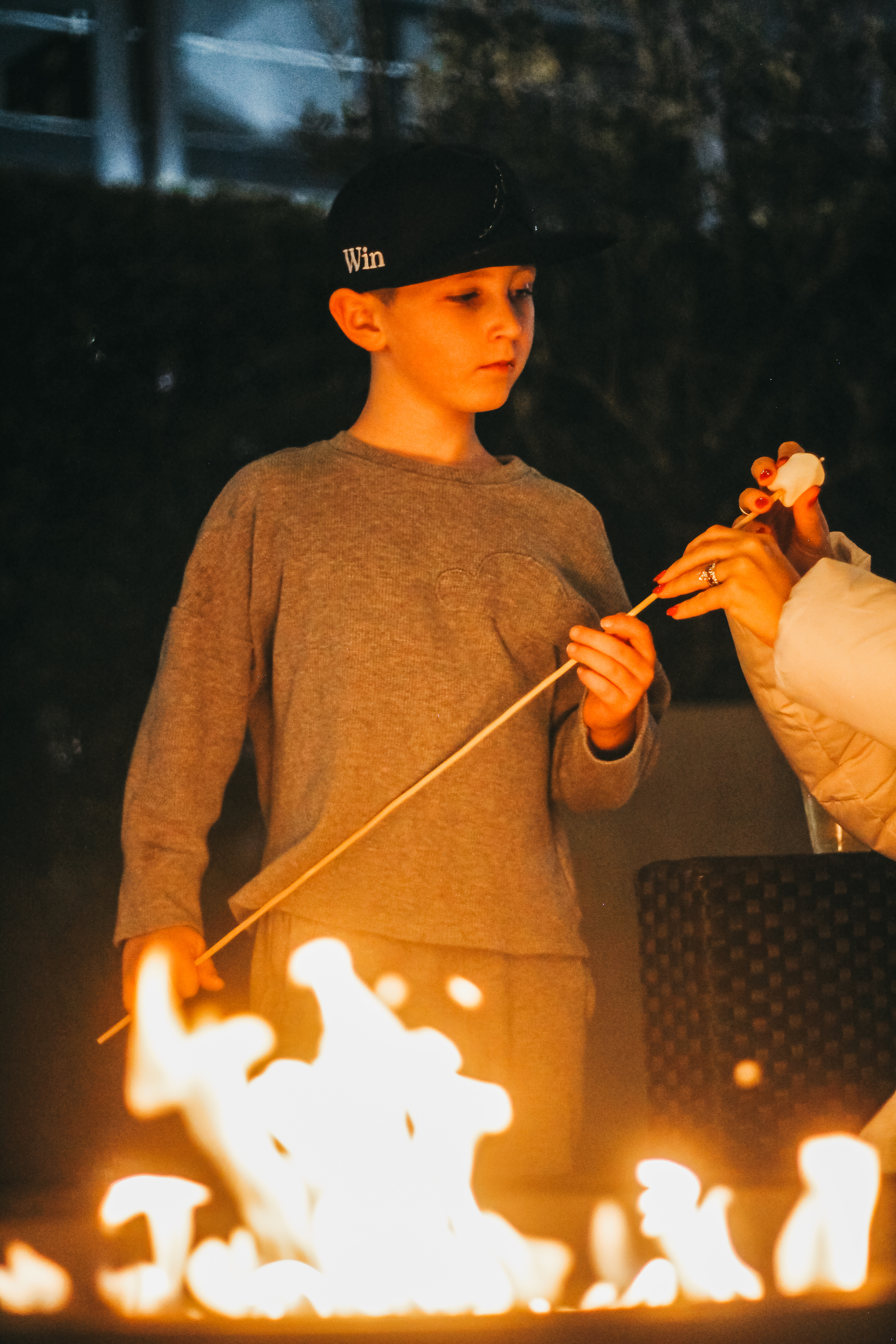 s'mores at the firepit at Hyatt Regency La Jolla at Aventine - This is our Bliss