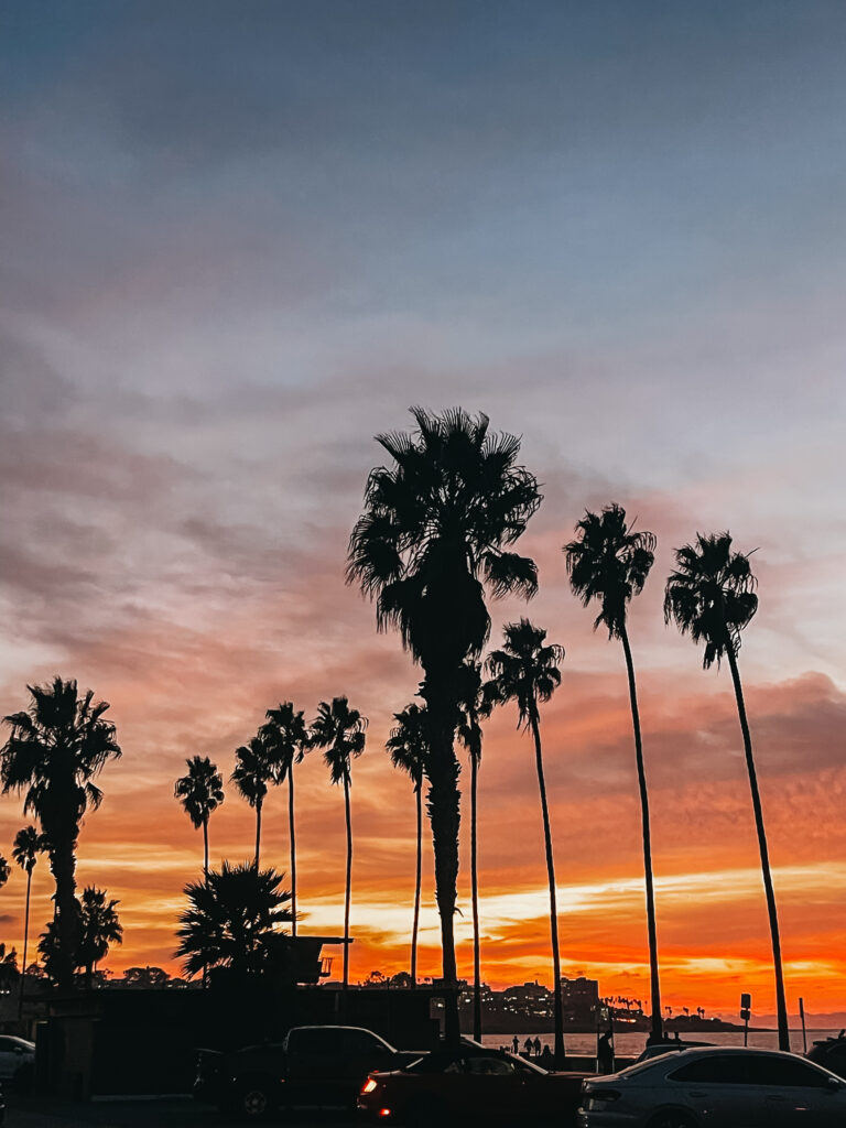 sunset at La jolla shore beach - This is our Bliss