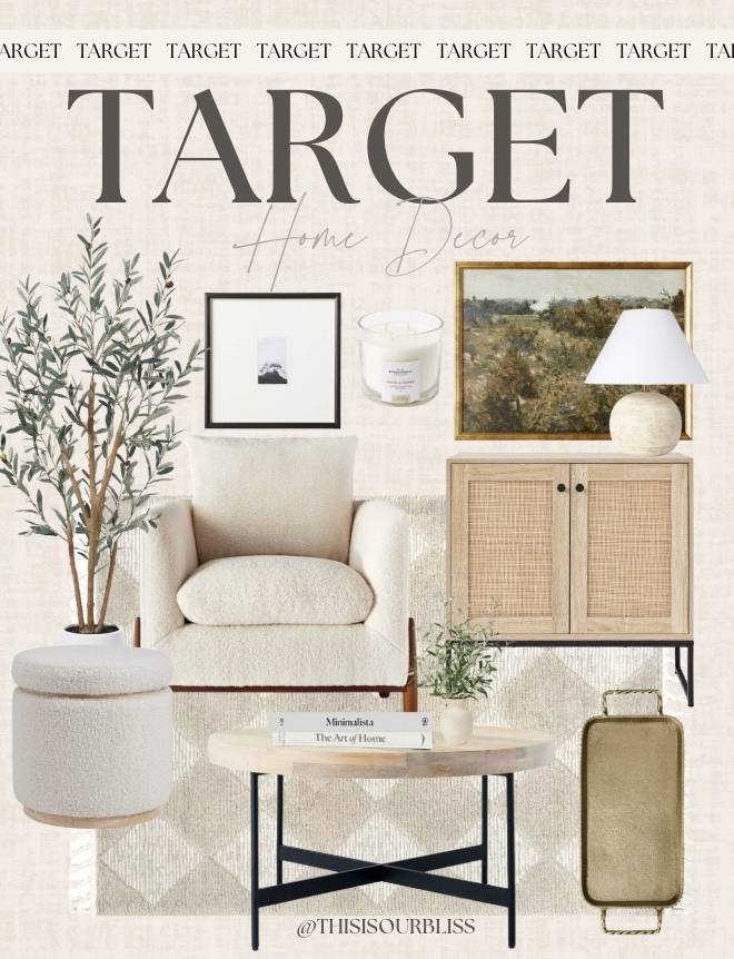 Target winter decor - fresh decor finds from Target - This is our Bliss