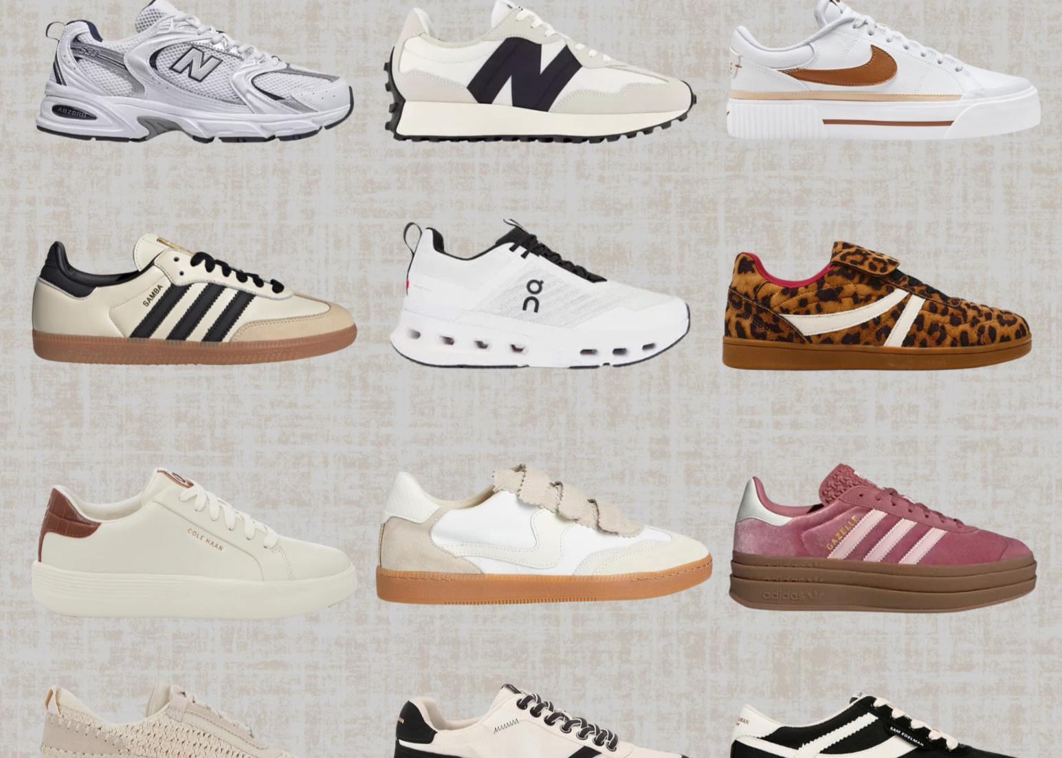 Variety of trendy shoes 12 Trending Sneakers Styles to Try Out During Spring-Summer  main image 4