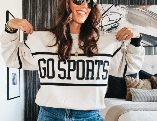 Go Sports Sweatshirt - super bowl outfit ideas - This is our Bliss