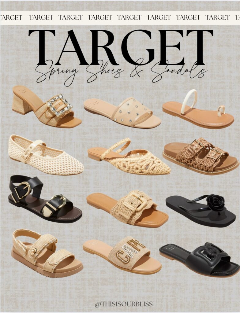 Target Tuesday // Darling Spring Shoes & Sandals at Target - This is our Bliss