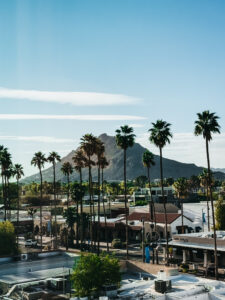 Canopy by Hilton Scottsdale Old Town GIrls Staycation - This is our Bliss - view of Camelback mountain