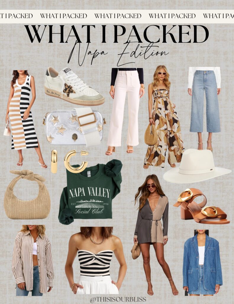 What I packed and wore in napa - mother daughter girls getaway - This is our Biss