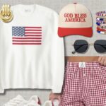 Patriotic style outfit idea - This is our Bliss #memorialdayoutfits #fourthofjulyoutfits