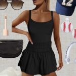 Baseball mom outfit idea - This is our Bliss - what to wear to the ball field