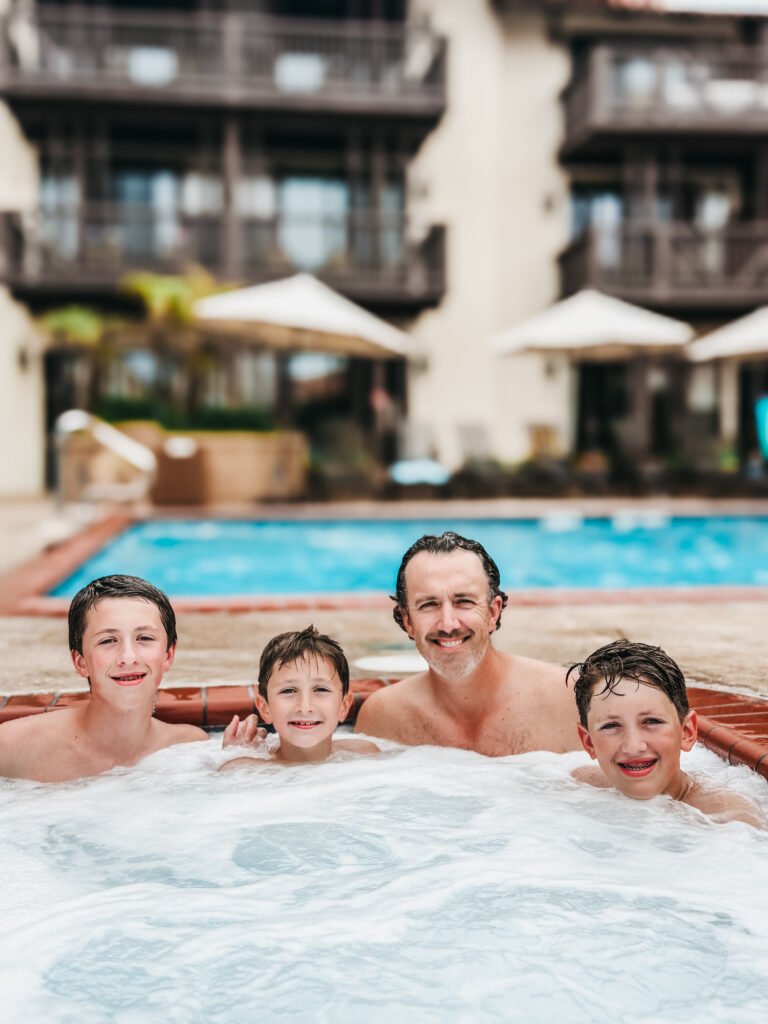 The pool at la jolla shores hotel - family vacation at the beach - This is our Bliss