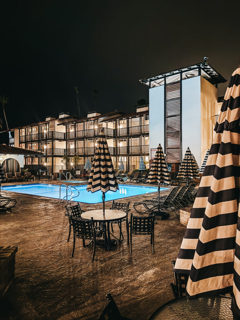 The pool at la jolla shores hotel - family vacation at the beach - This is our Bliss