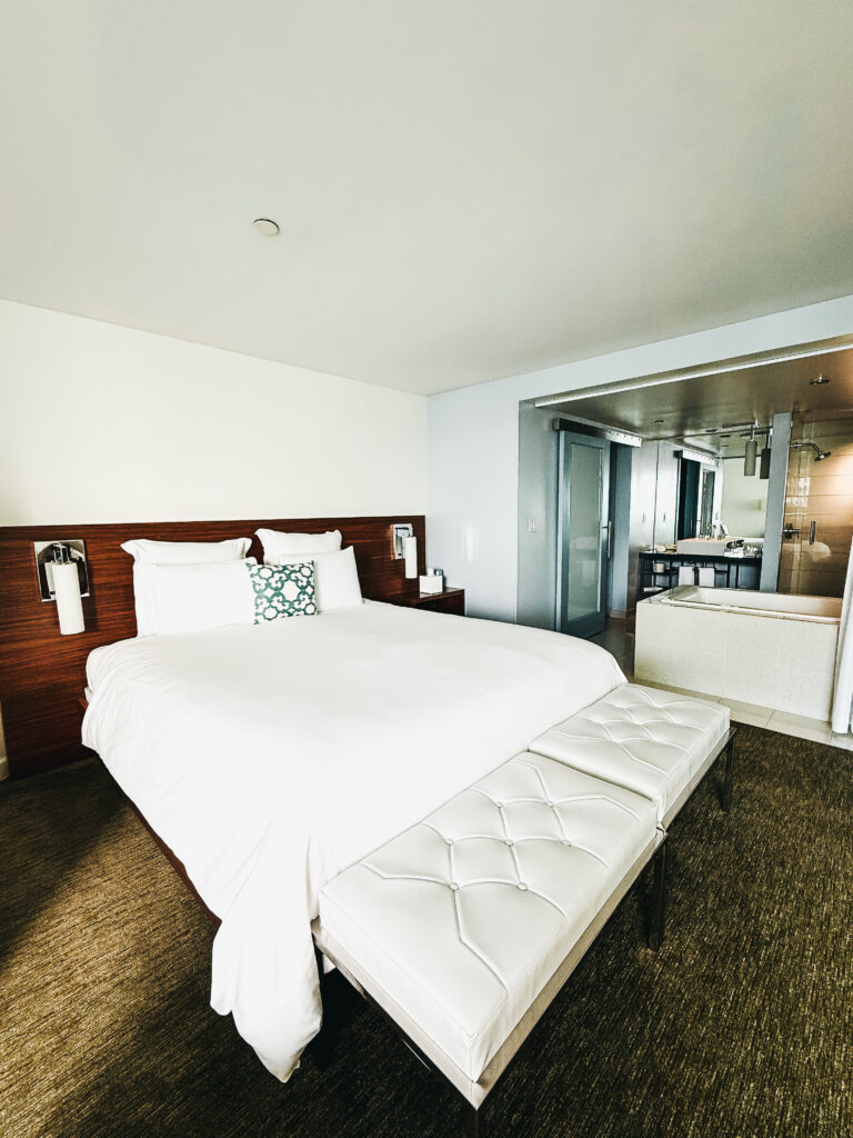 partial ocean view suite at Tower 23 Hotel, San Diego - girls getaway to the beach - This is our Bliss #pacificbeach