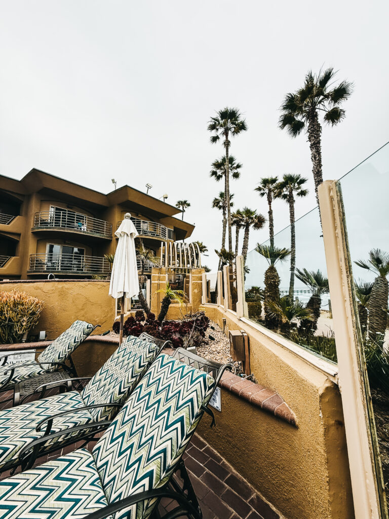pool overlooking the ocean at Pacific Terrace Hotel - This is our Bliss