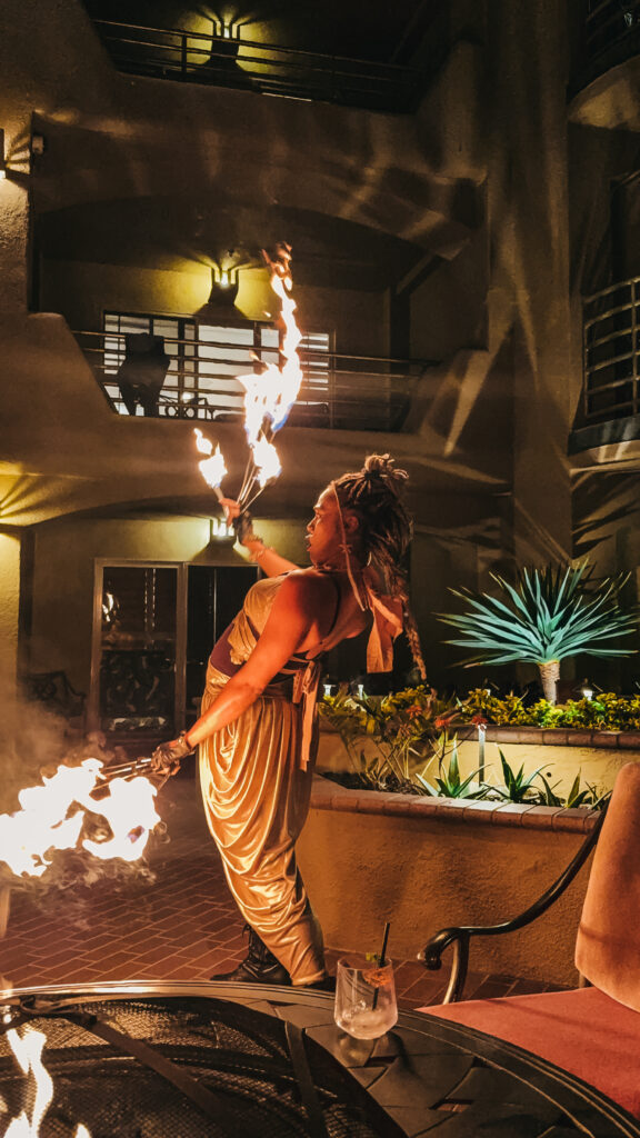 fire dance fridays at the pacific terrace hotel - This is our Bliss