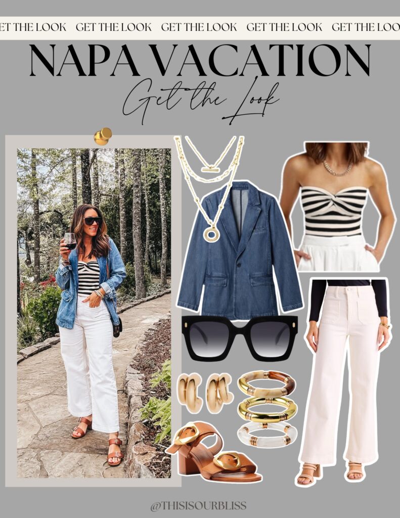 what I wore in napa in the spring - girls trip to napa - This is our Bliss