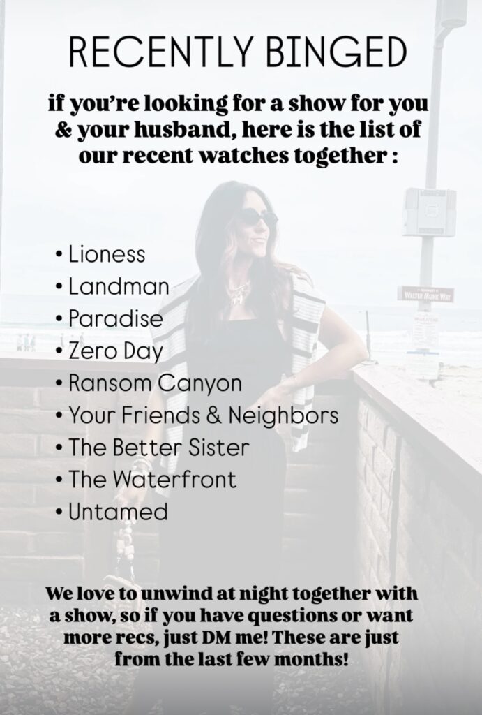 shows we've binged lately - This is our Bliss