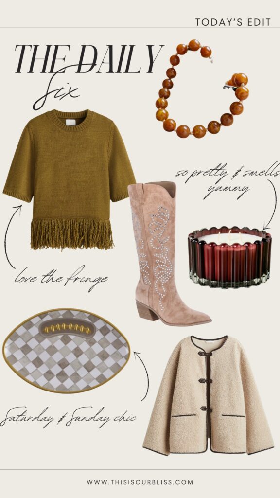 the daily 6 - 24 fall finds on my wishlist - This is our Bliss