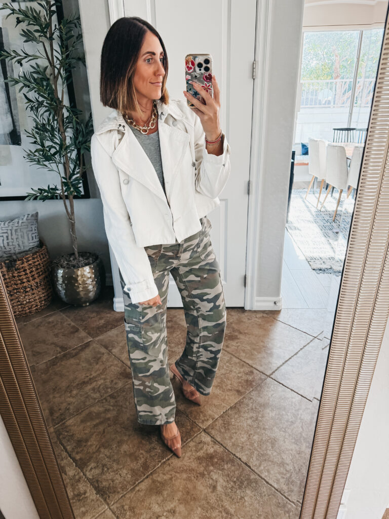 wide leg camo pants for $17 from Walmart - the viral camo pants - This is our Bliss