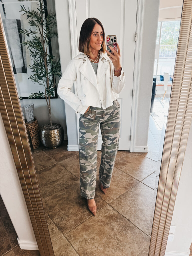 wide leg camo pants for $17 from Walmart - the viral camo pants - This is our Bliss