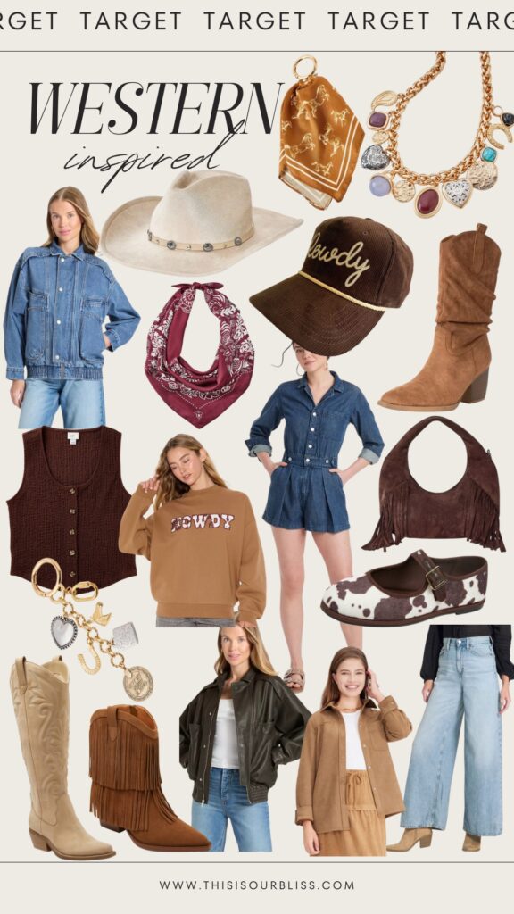 Target Style // Western Inspired Pieces for Fall - Target fashion - This is our Bliss