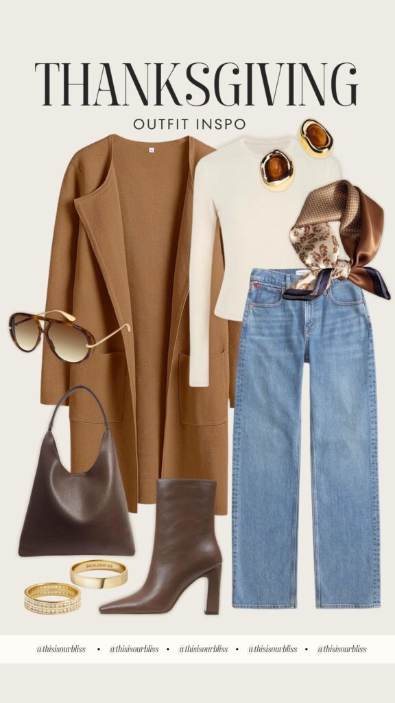 Complete Thanksgiving style guide // chic thanksgiving day outfit ideas - This is our Bliss #thanksgivingoutfitinspo