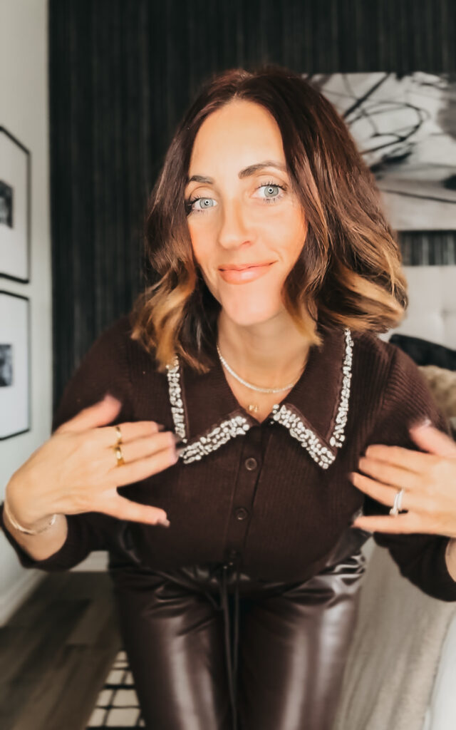 A Chic, Stretchy-Pants Thanksgiving Look and All from Target - This is our Bliss