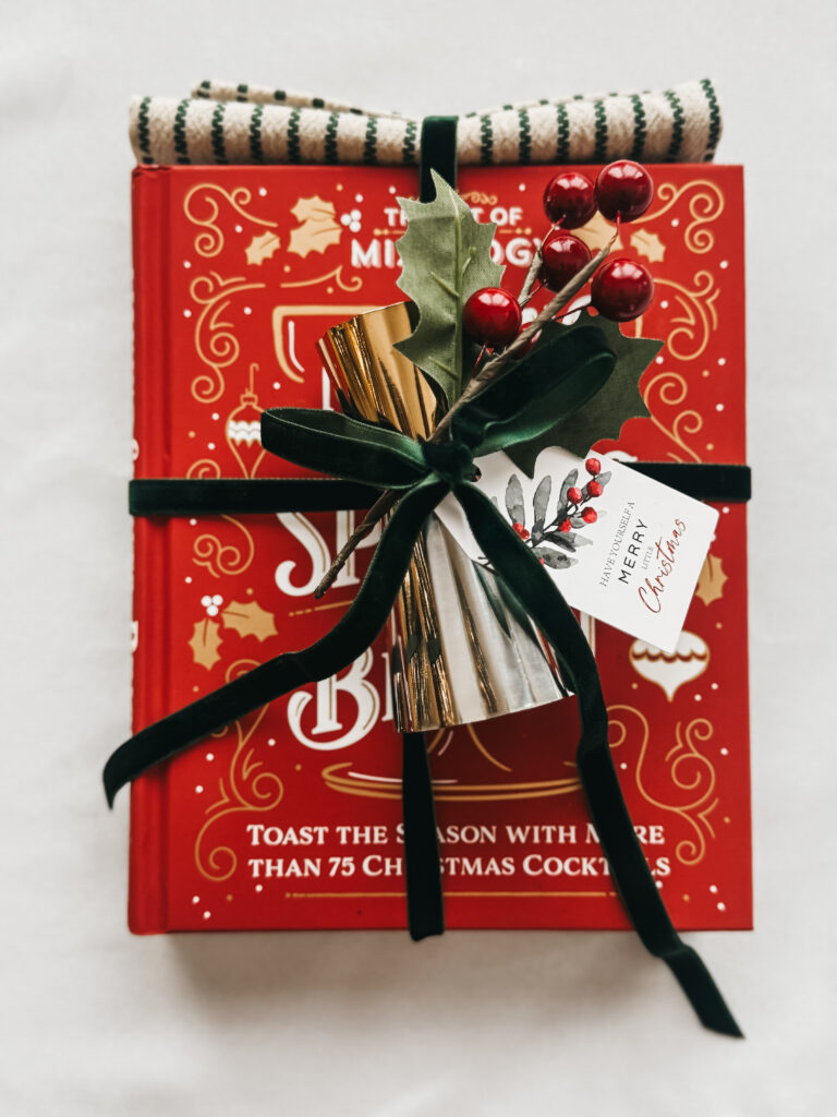 ‘Anything But Wine’ Hostess Gift Idea Part 2 // A Holiday Cocktail Book + Jigger - This is our Bliss